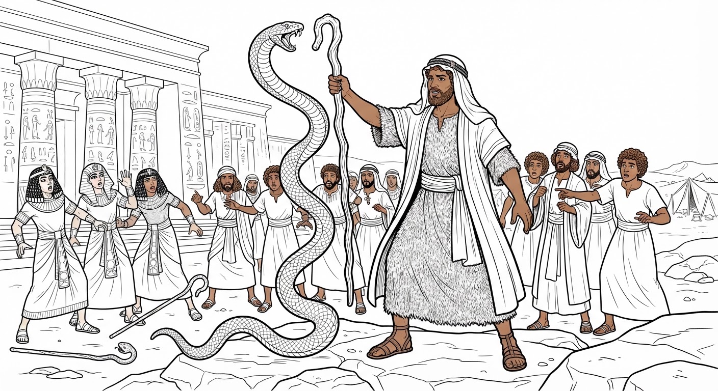 MOSES AND THE STAFF
