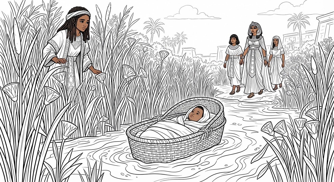 BABY IN THE REEDS